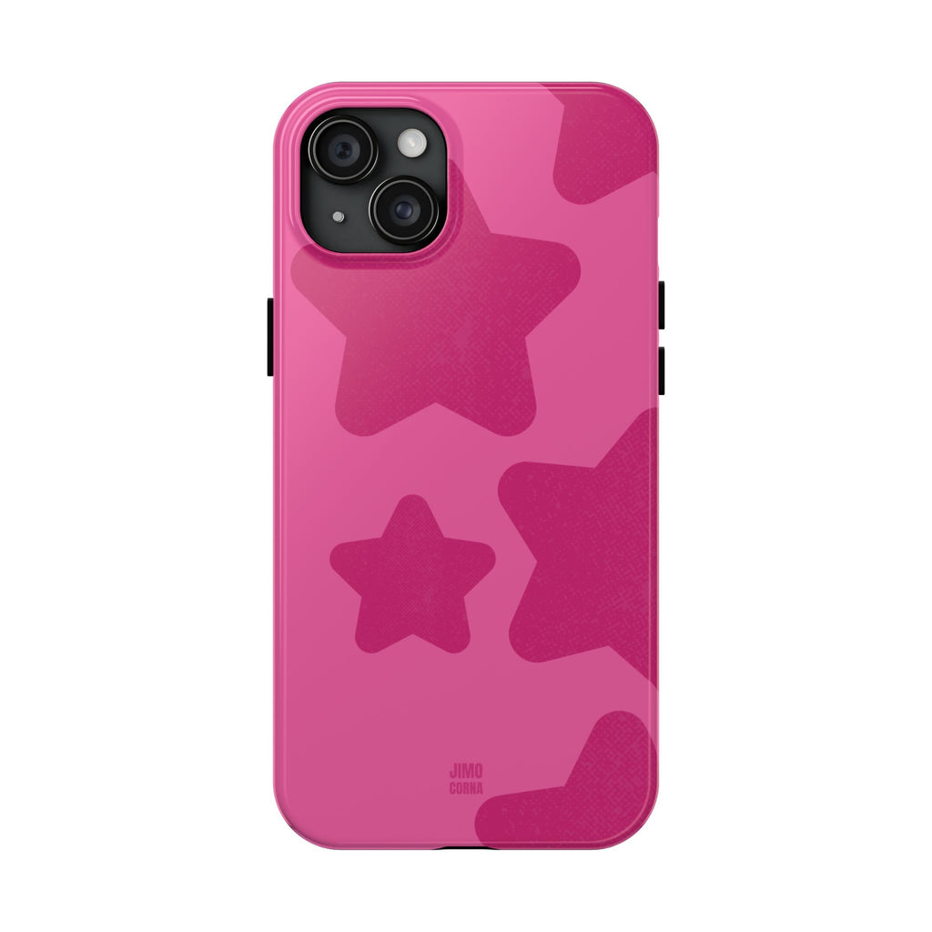 Hot Pink Bold Stars