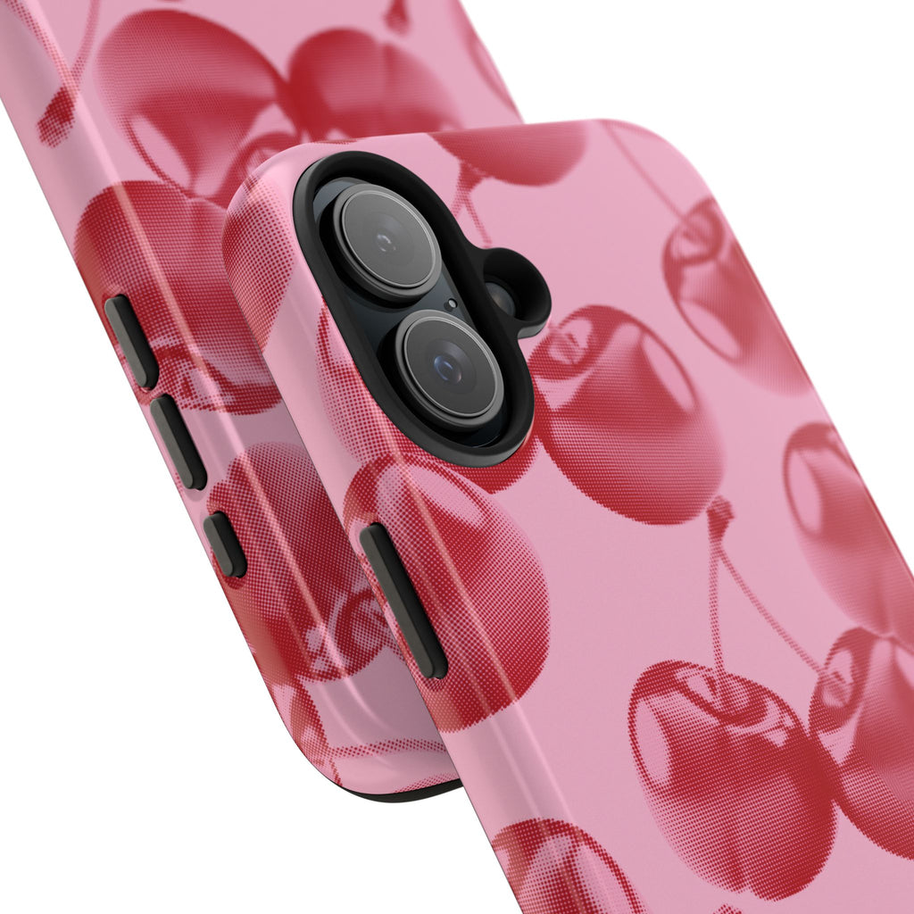 Pink Retro Cherries