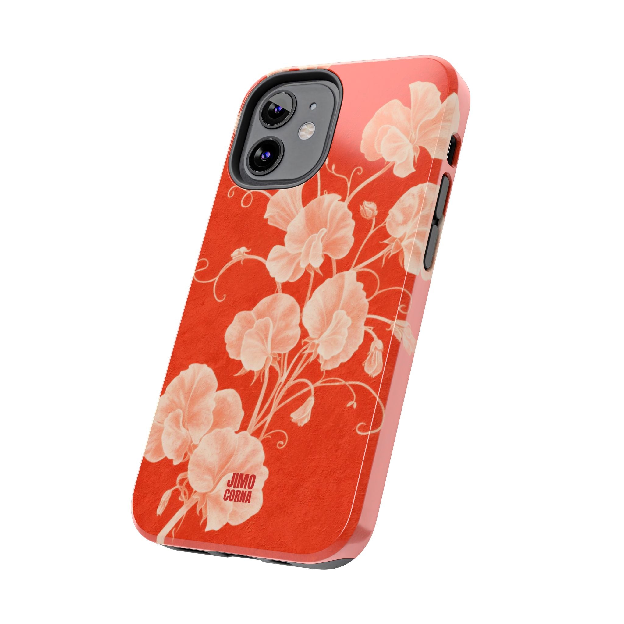 Red Flora iPhone Case