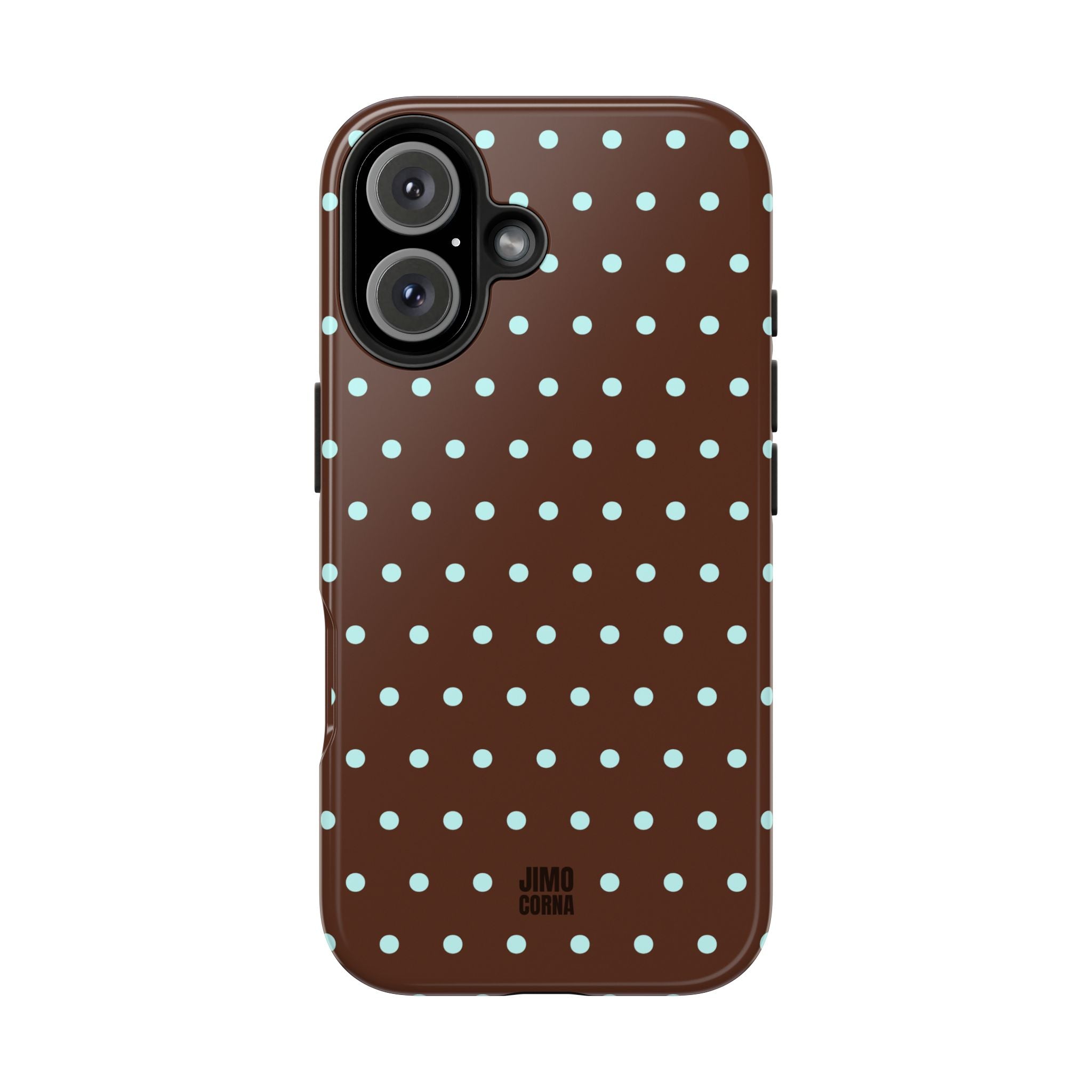 Polka Dot | Brown and Blue