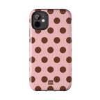 Big Polka Dot | Pink and Brown