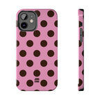 Big Polka Dot | Pink and Black