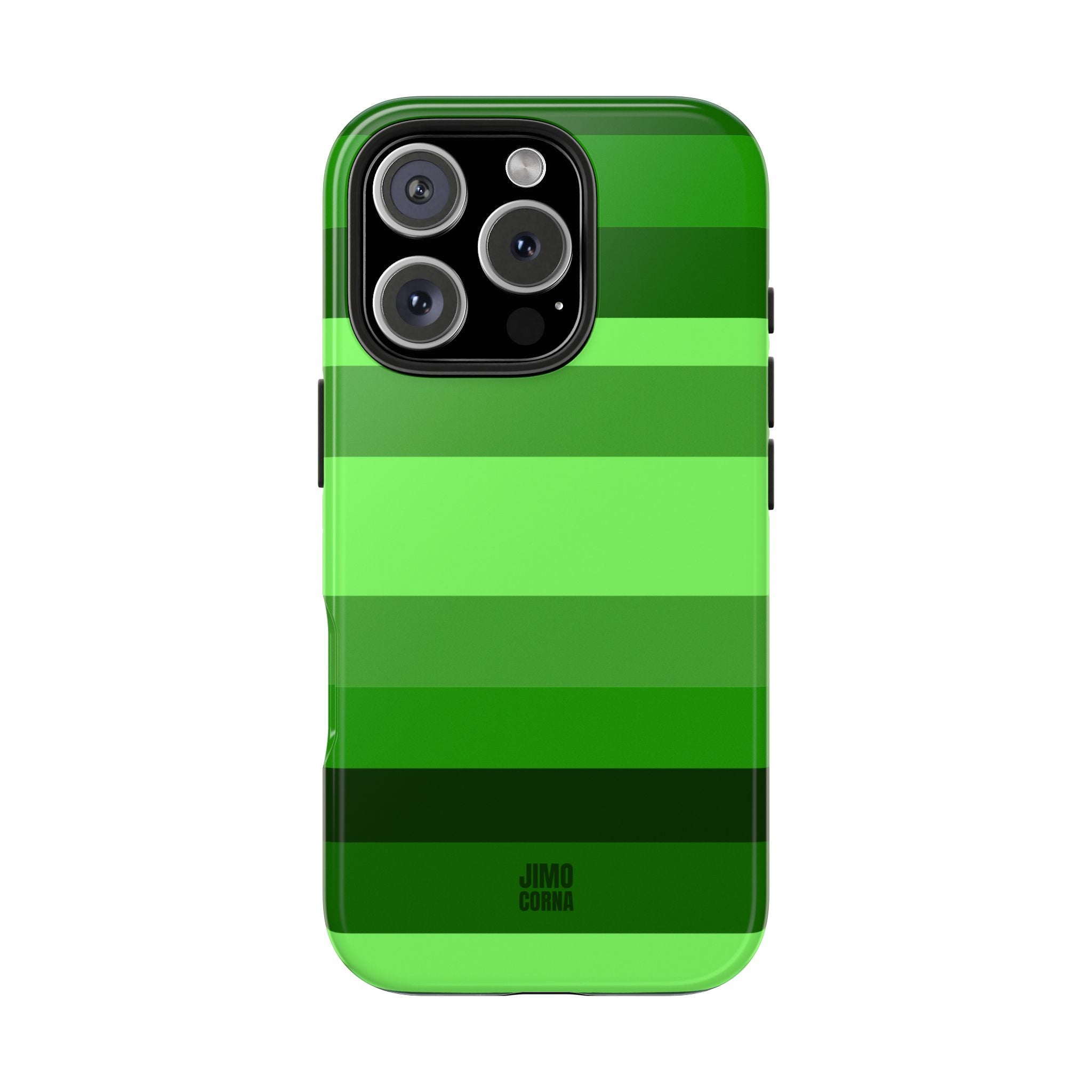 Matcha Stripe iPhone Case