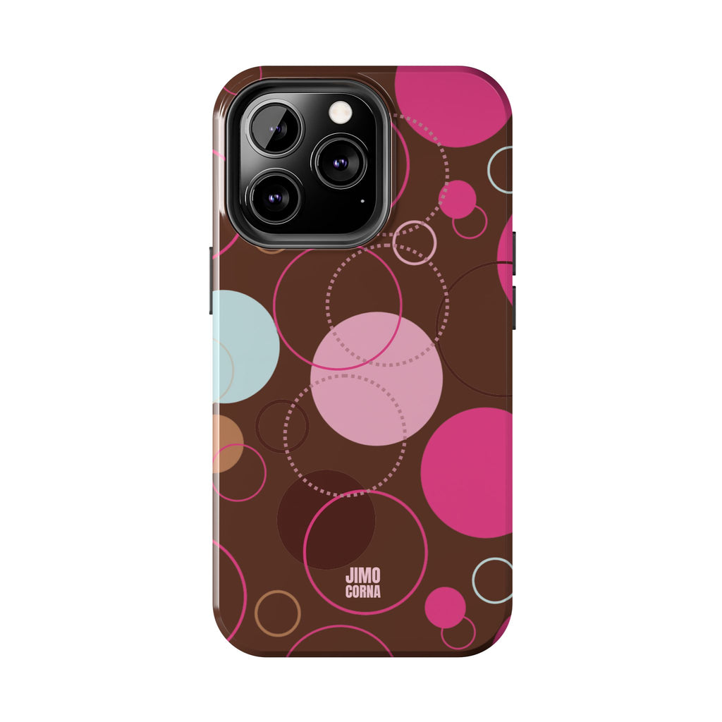 Spiral Pop iPhone Case | Brown
