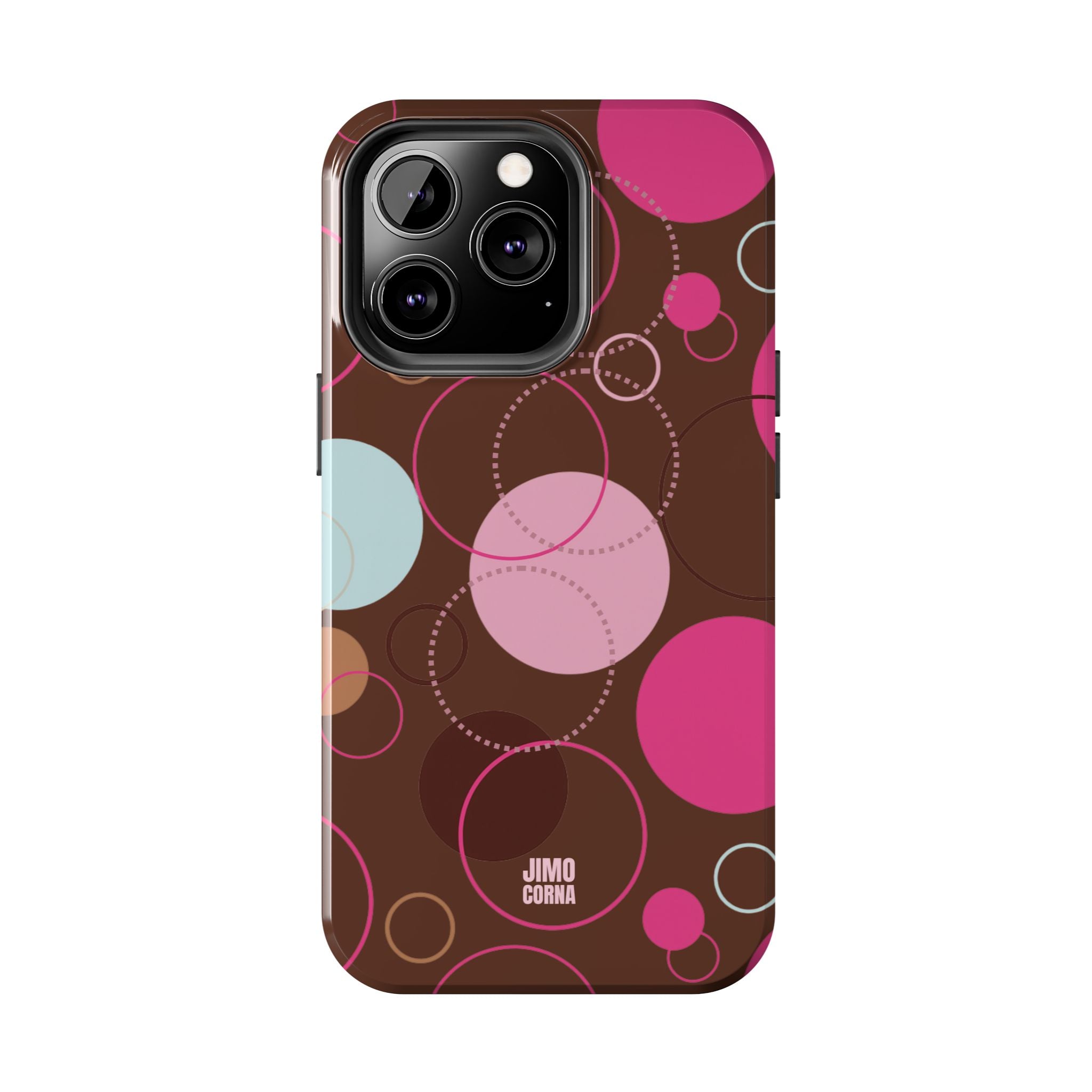 Spiral Pop iPhone Case | Brown