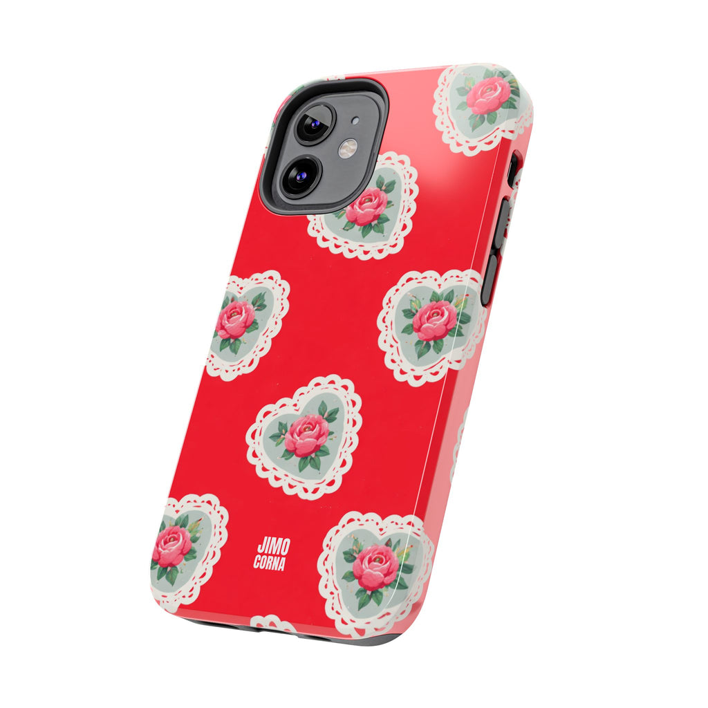 Rosy Lace iPhone Case