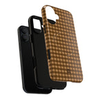 Farm Gingham MagSafe iPhone Case | Brown