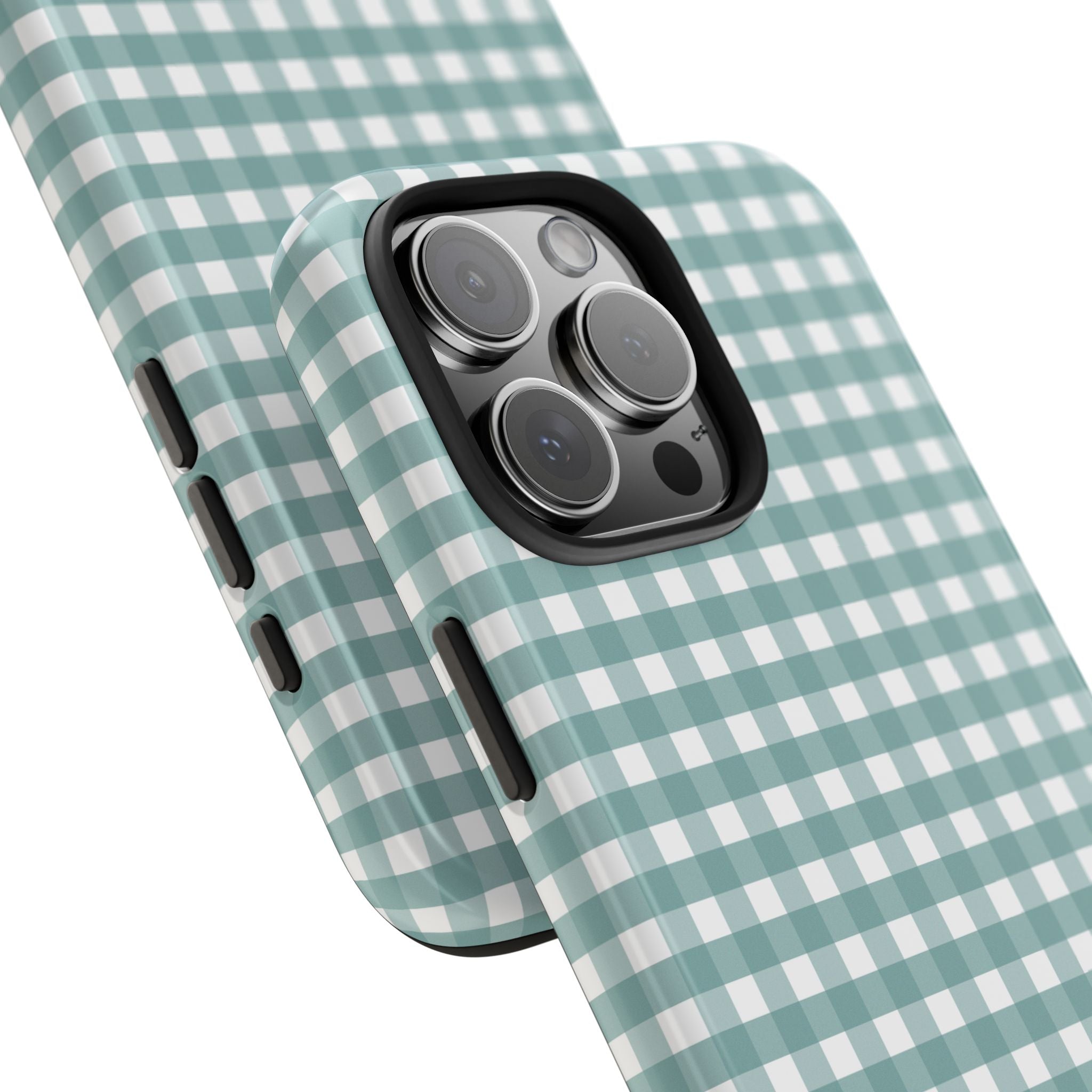 Farm Gingham iPhone Case | Blue