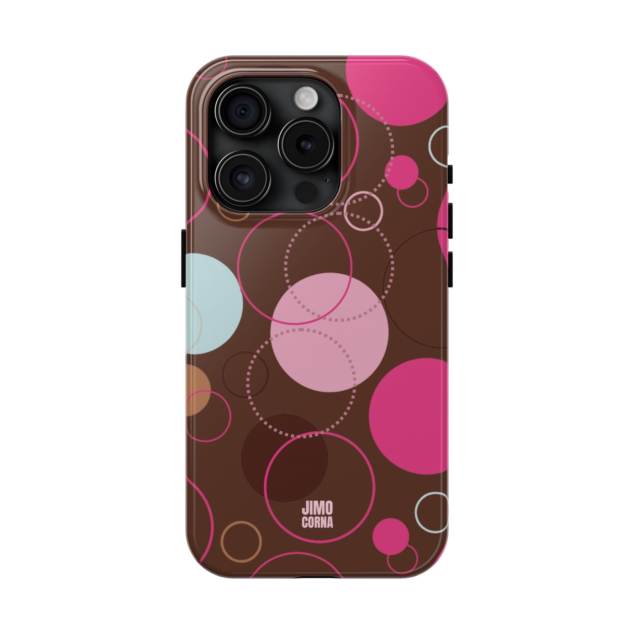 Spiral Pop iPhone Case | Brown