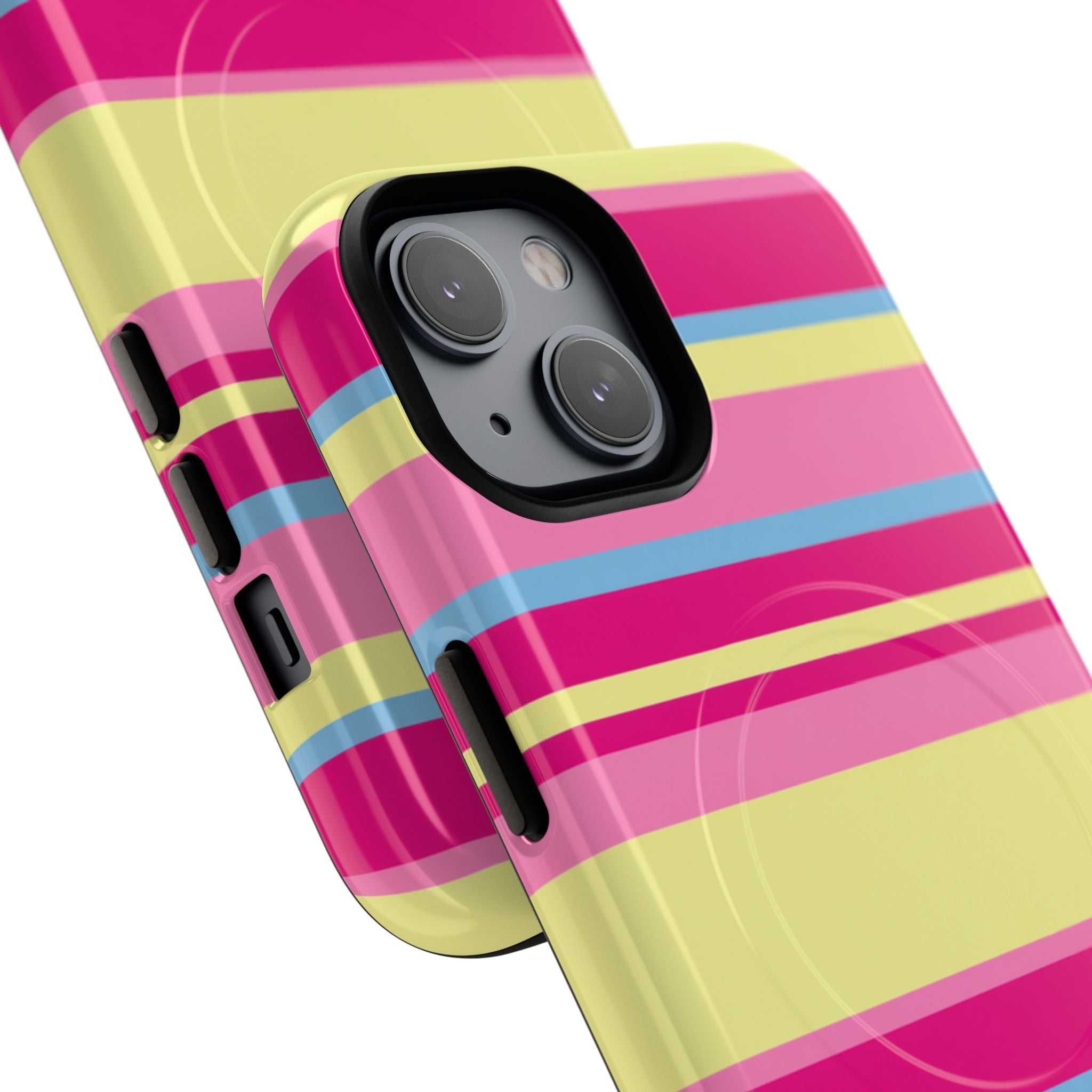 Lemonberry Stripe MagSafe iPhone Case