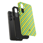 Angelina Stripes | Green - iPhone Case