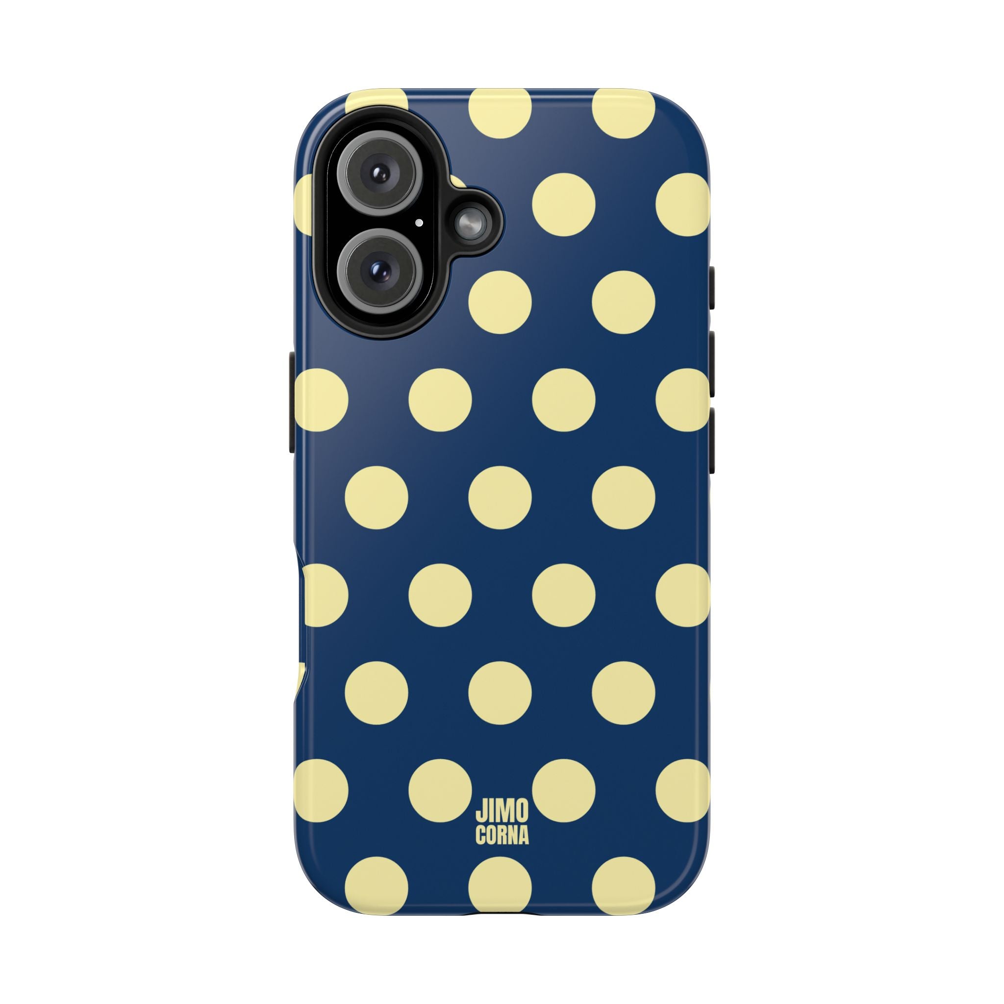 Big Polka Dot | Blue and Cream