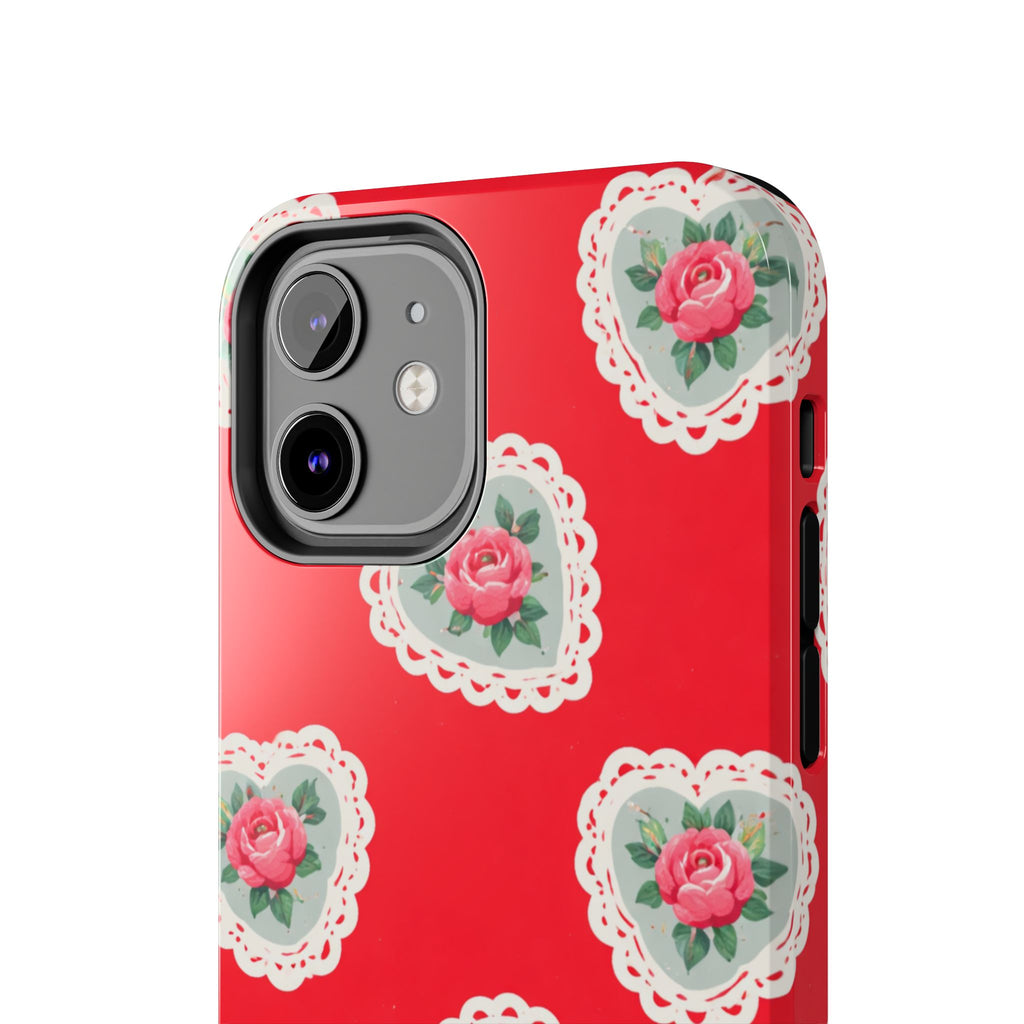 Rosy Lace iPhone Case