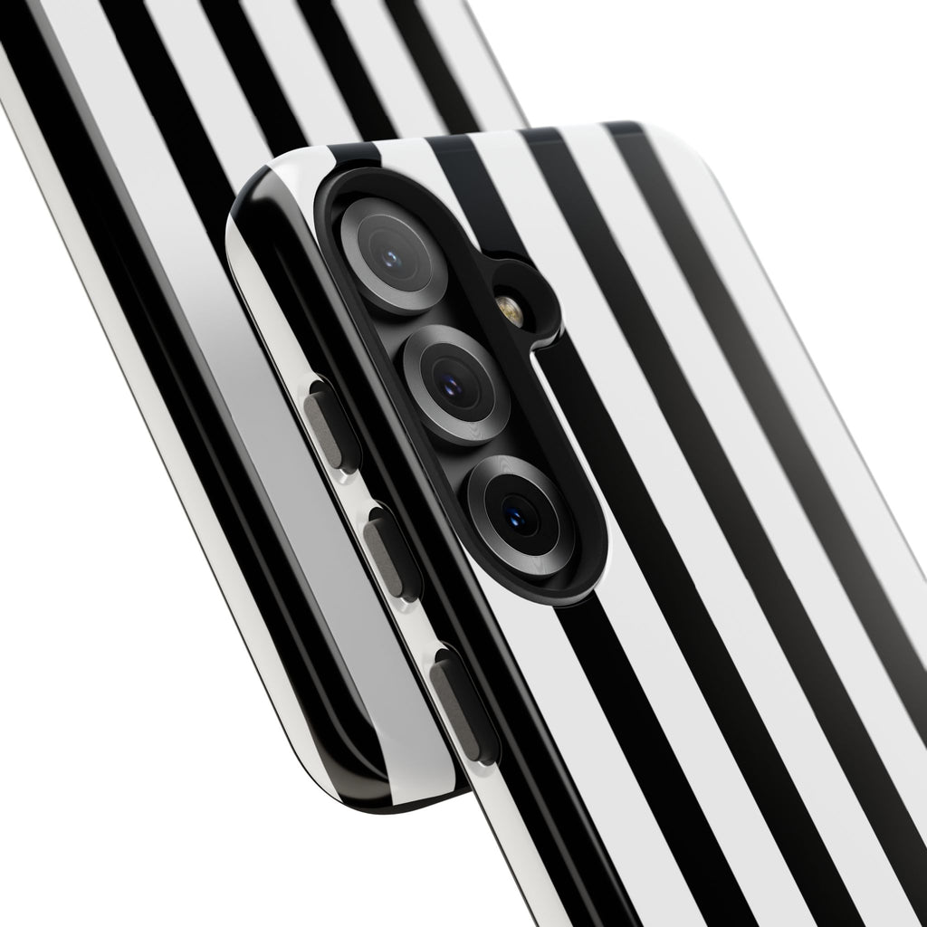 Bold Stripes Samsung Galaxy Case | Black and White