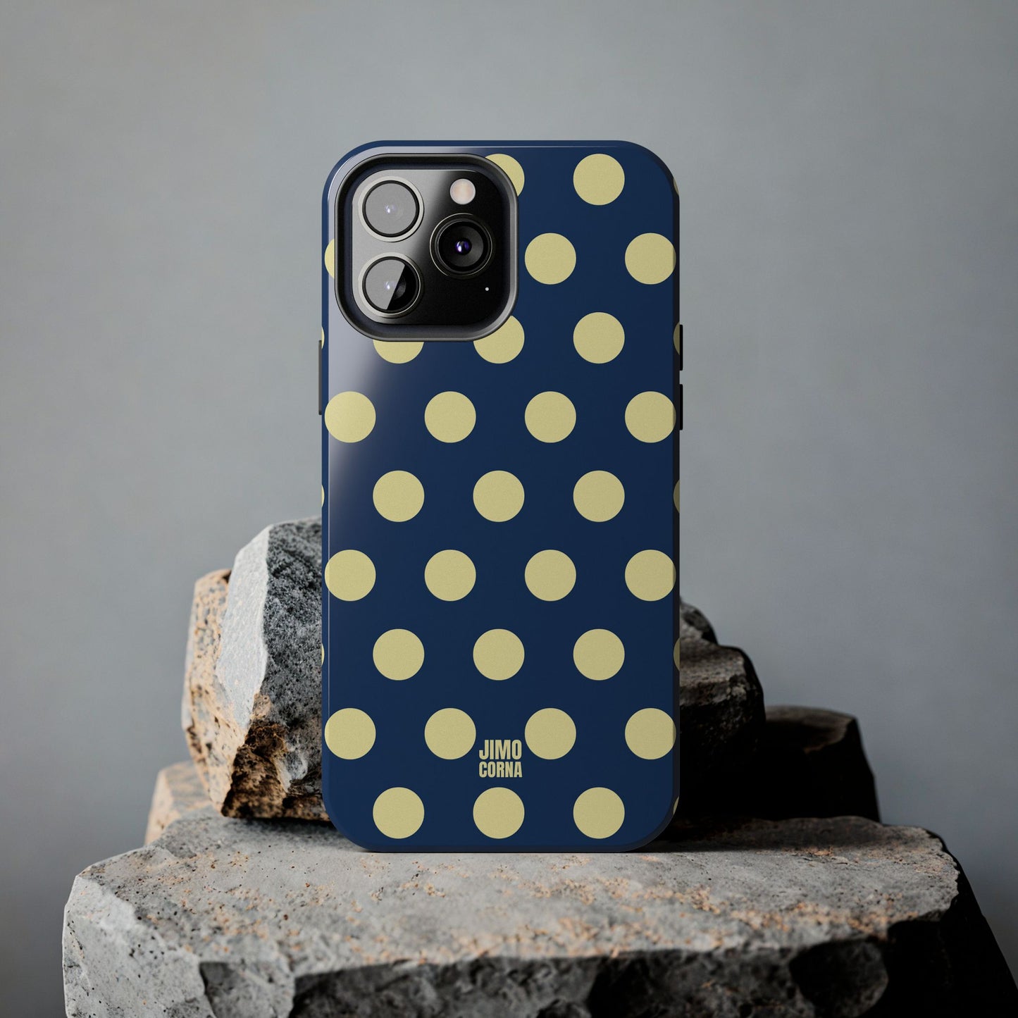 Big Polka Dot | Blue and Cream