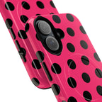 Big Polka Dot | Hot Pink and Black