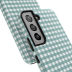 Farm Gingham Samsung Galaxy Case | Blue