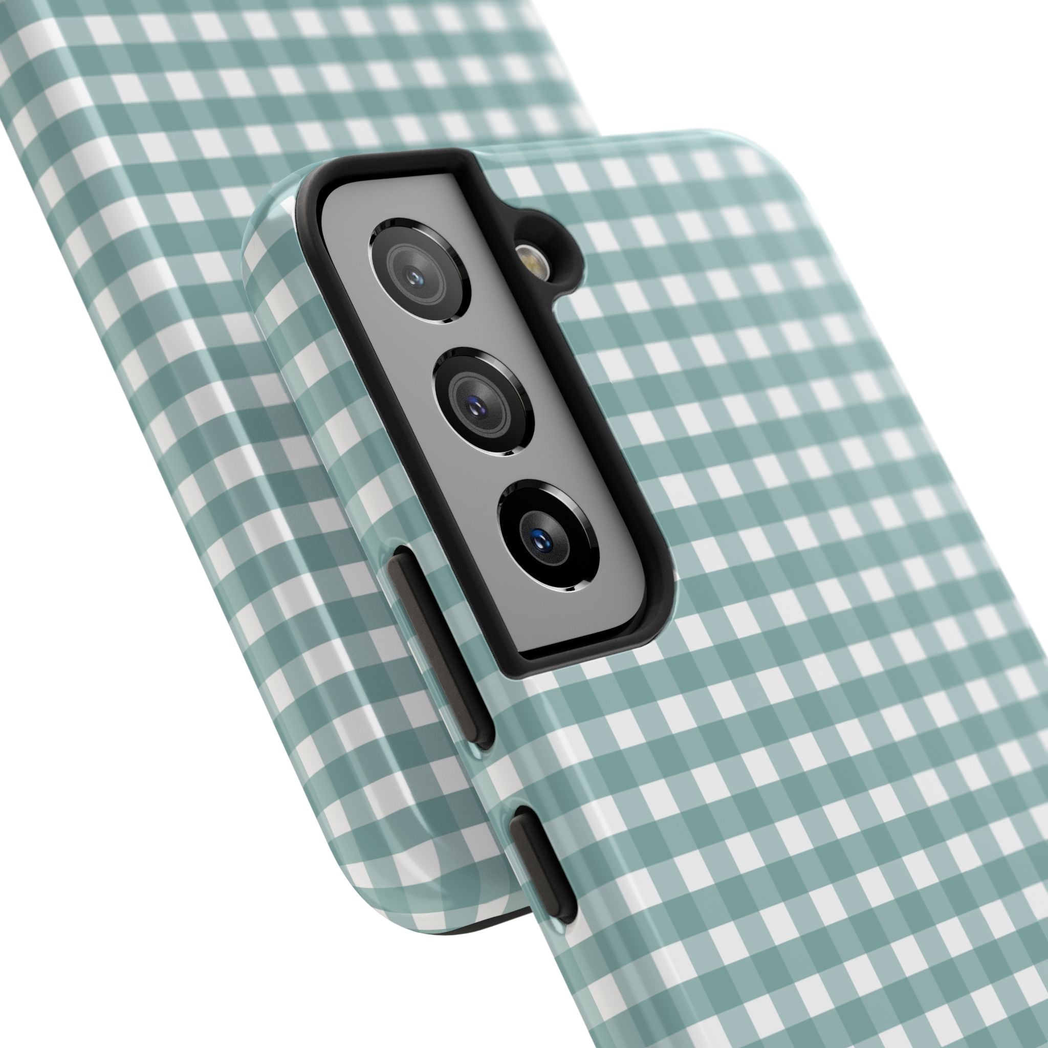Farm Gingham Samsung Galaxy Case | Blue