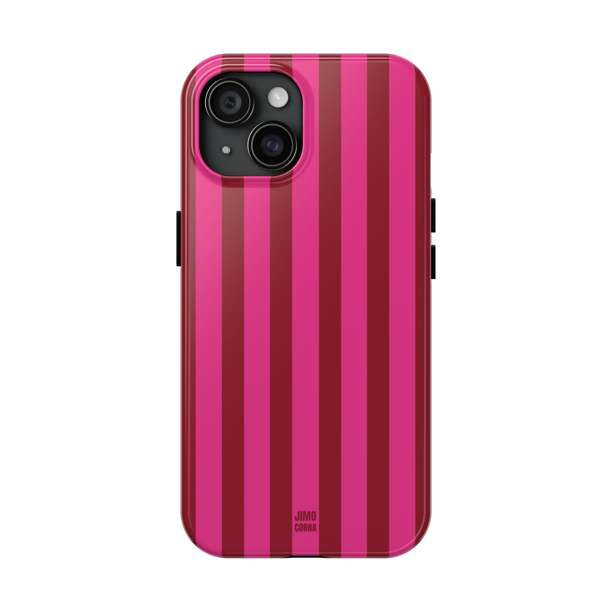 Strawberry Burst Bold Stripes