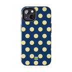 Big Polka Dot | Blue and Cream