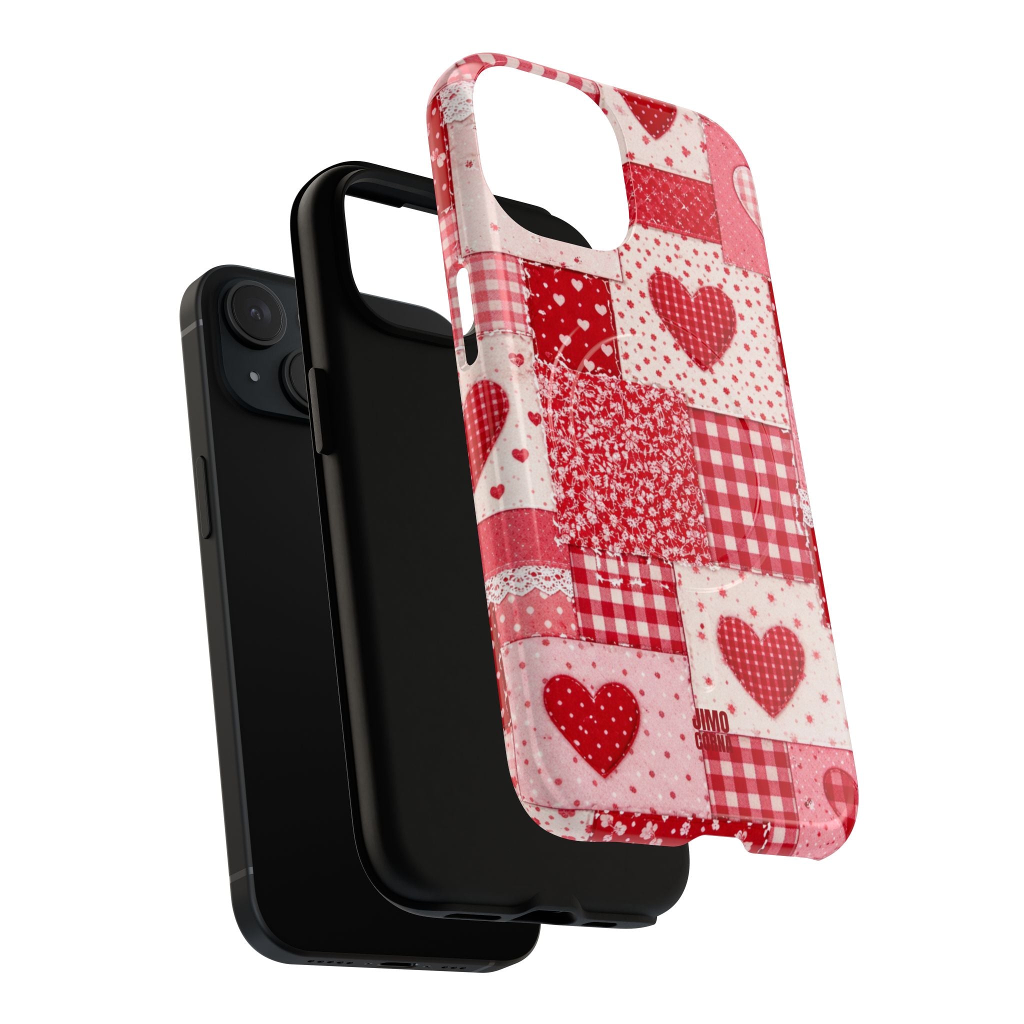 Patchwork Heart MagSafe iPhone Case