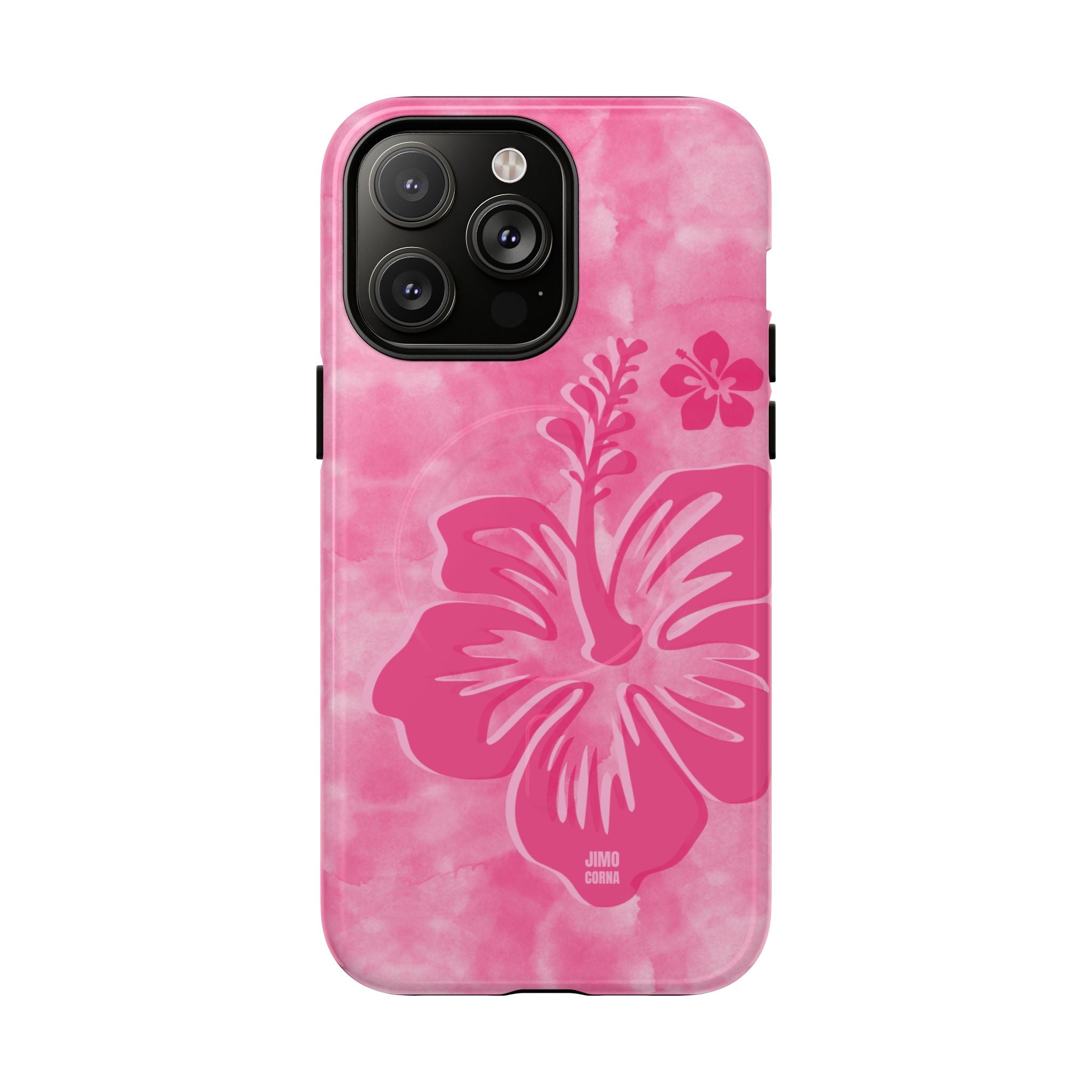 Pink Tie-Dye Hibiscus
