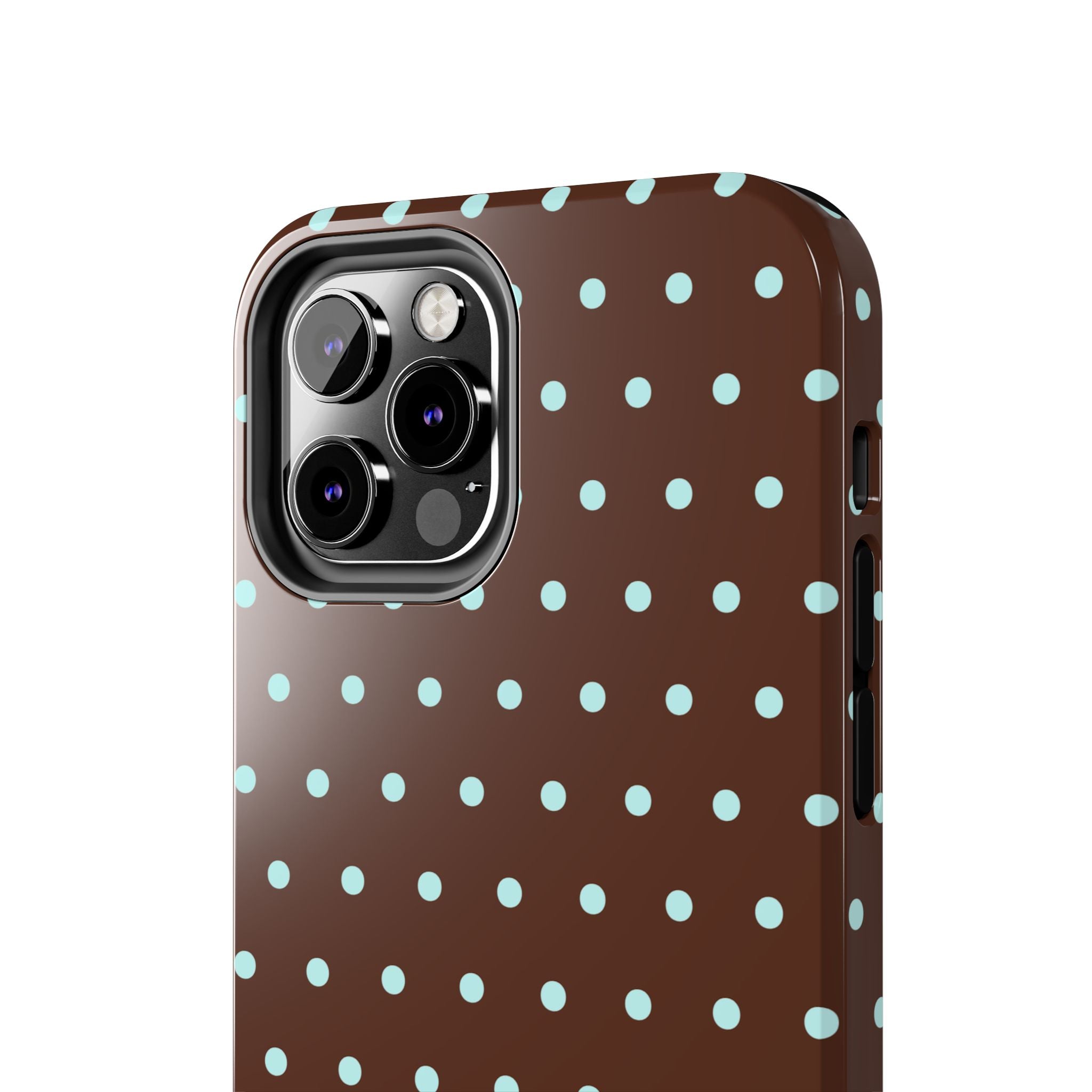 Polka Dot | Brown and Blue