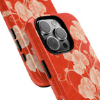 Red Flora MagSafe iPhone Case