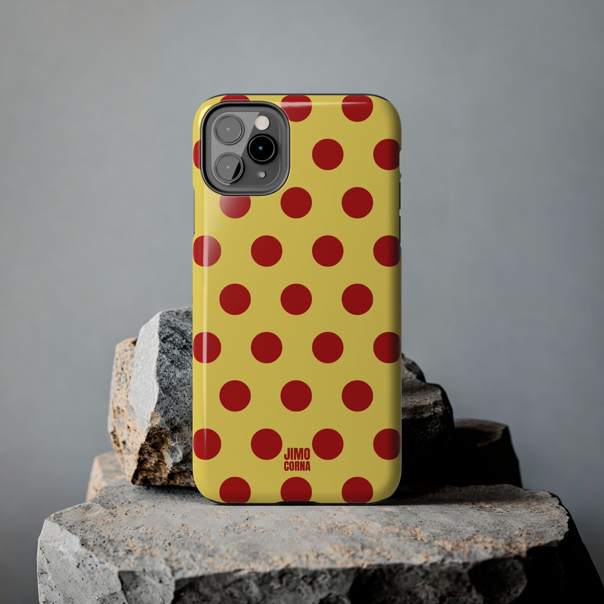 Big Polka Dot | Yellow and Red