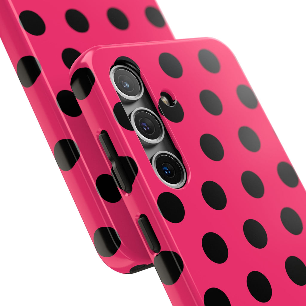 Big Polka Dot | Hot Pink and Black