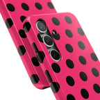 Big Polka Dot | Hot Pink and Black