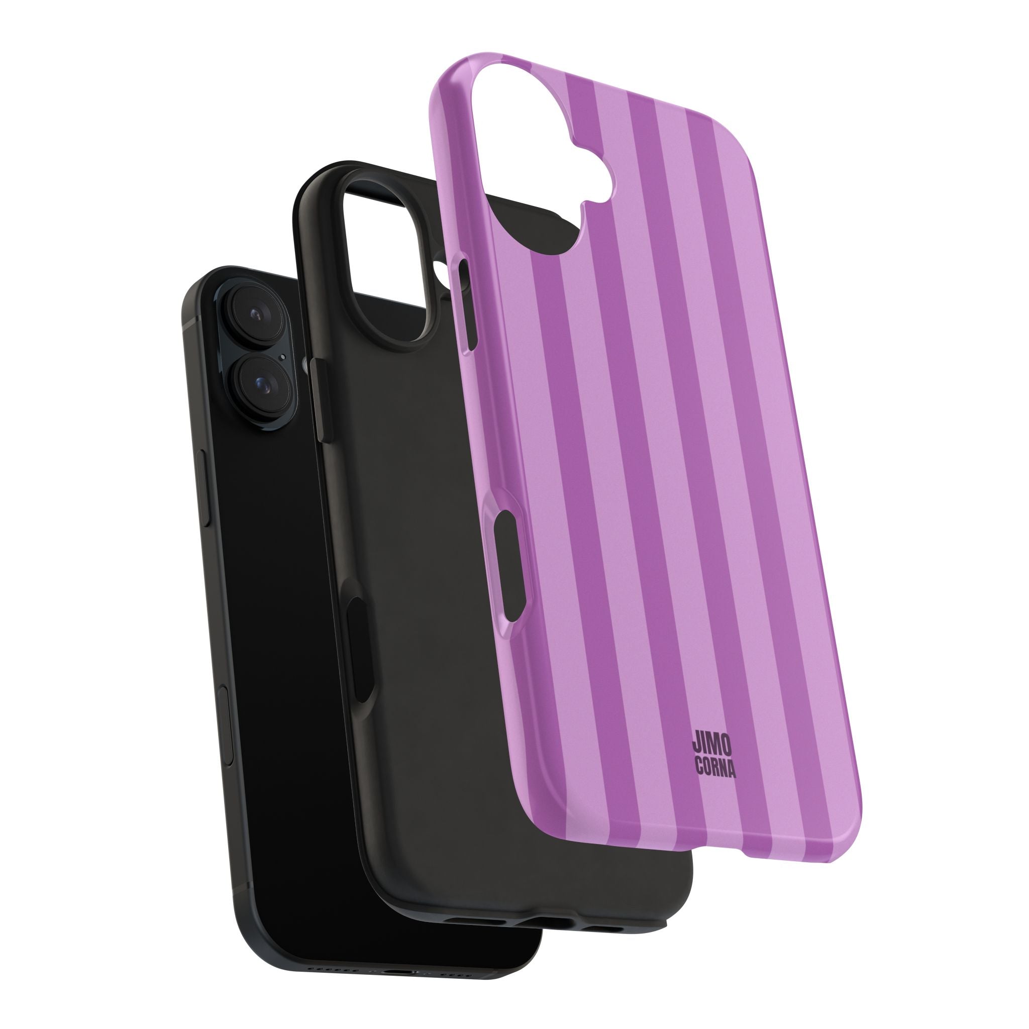 Bold Stripes iPhone Case | Plum
