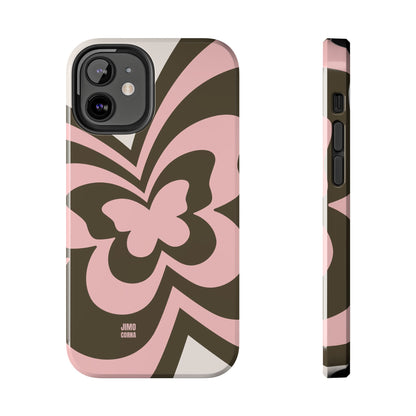 Pink Retro Butterfly