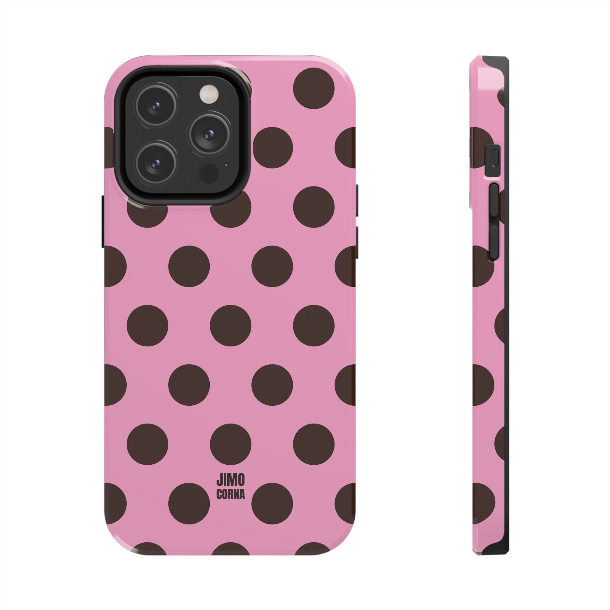 Big Polka Dot | Pink and Black