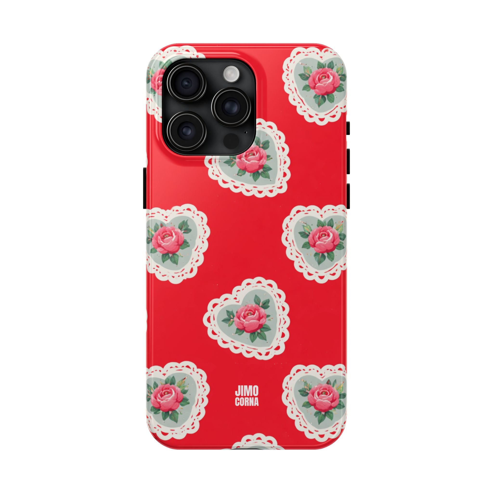 Rosy Lace iPhone Case