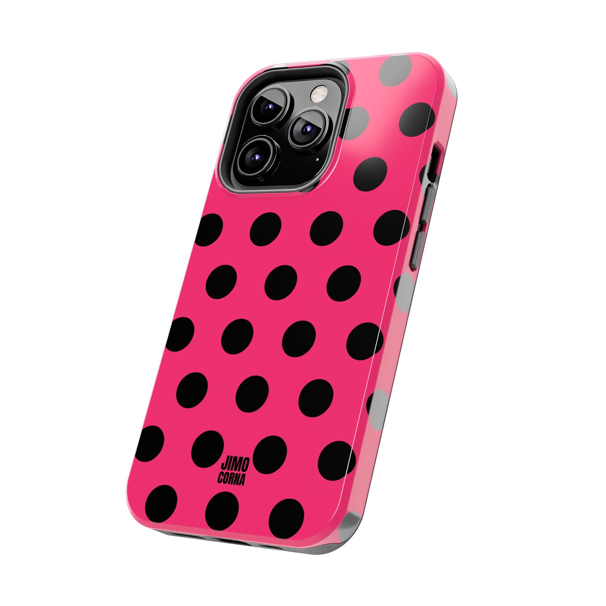 Big Polka Dot | Hot Pink and Black