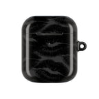 Black Lipstick Kisses AirPods Case