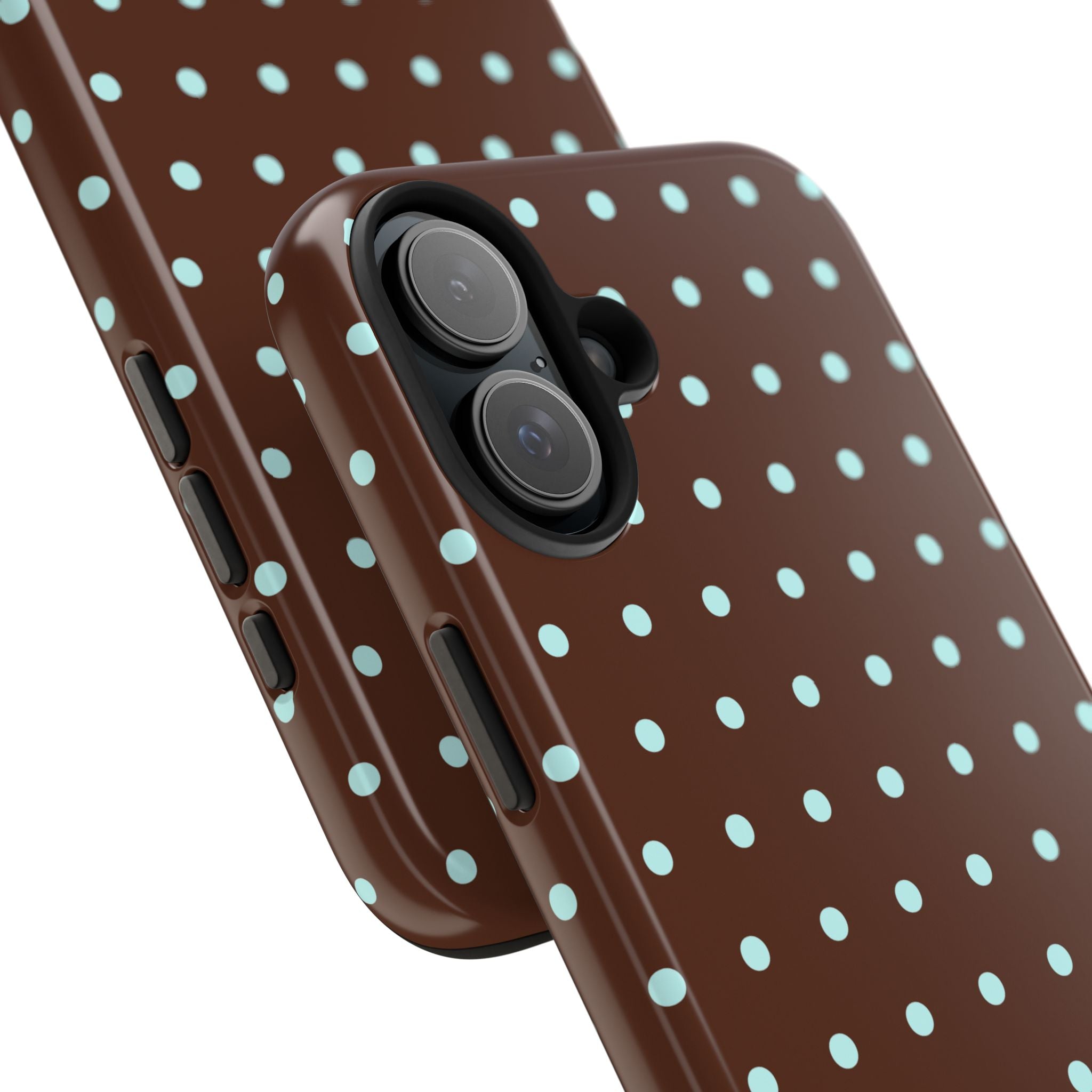 Polka Dot | Brown and Blue
