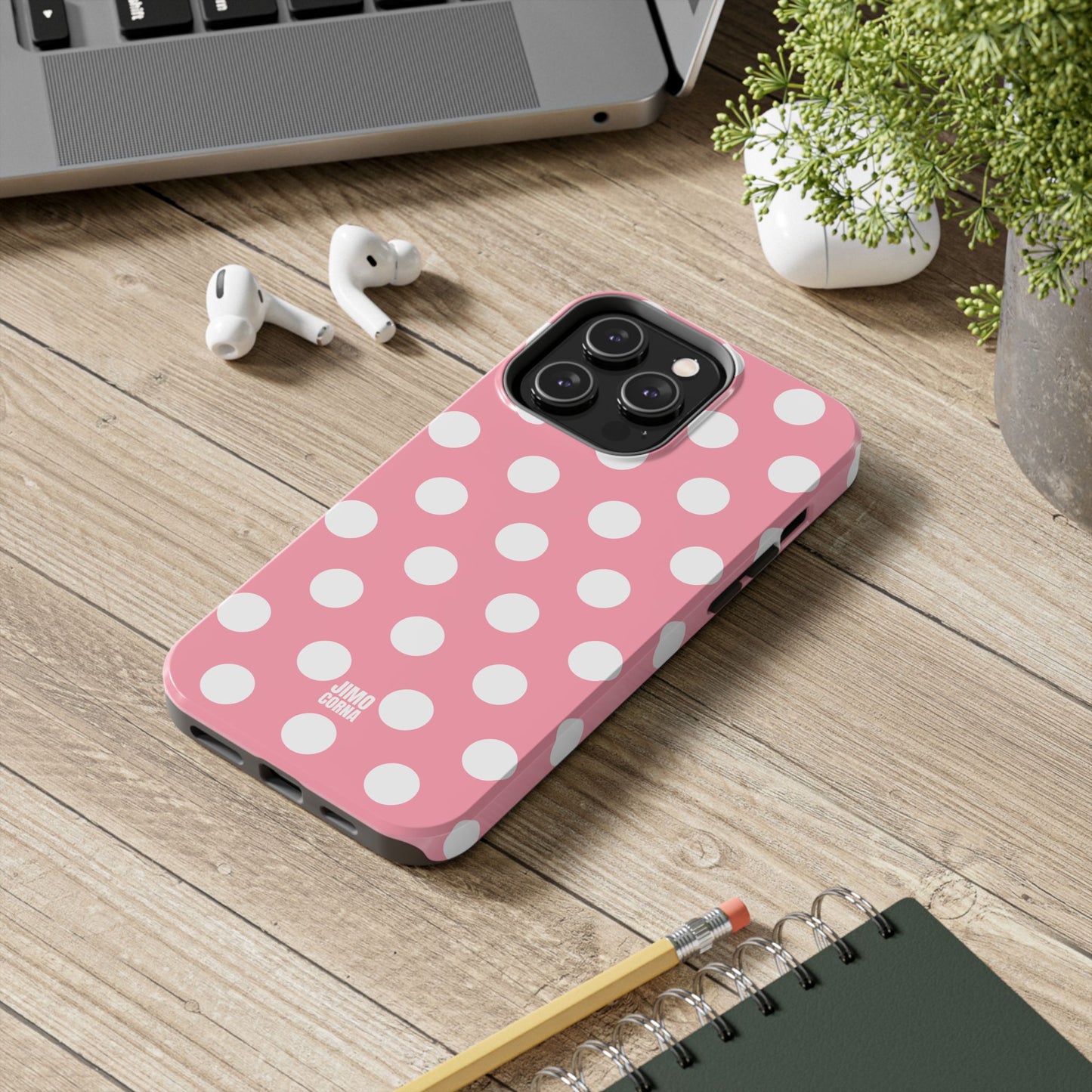 Big Polka Dot | Pink and White