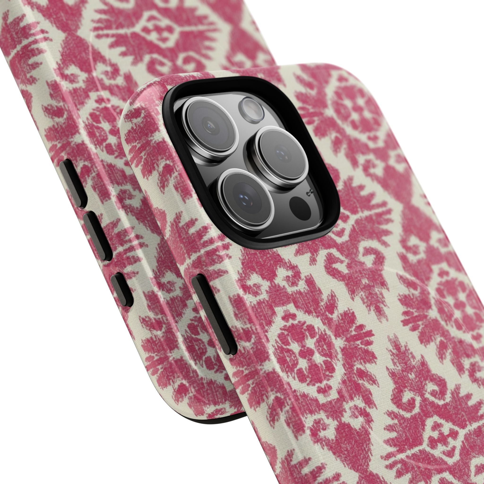 Damask MagSafe iPhone Case | Pink
