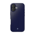 Navy Blue Soft Stripes