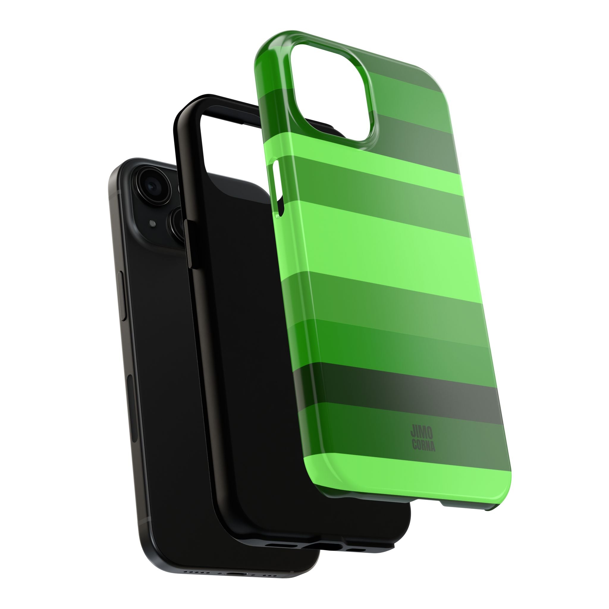 Matcha Stripe iPhone Case
