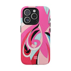 Pink Tropic Swirl MagSafe iPhone Case