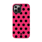 Big Polka Dot | Hot Pink and Black