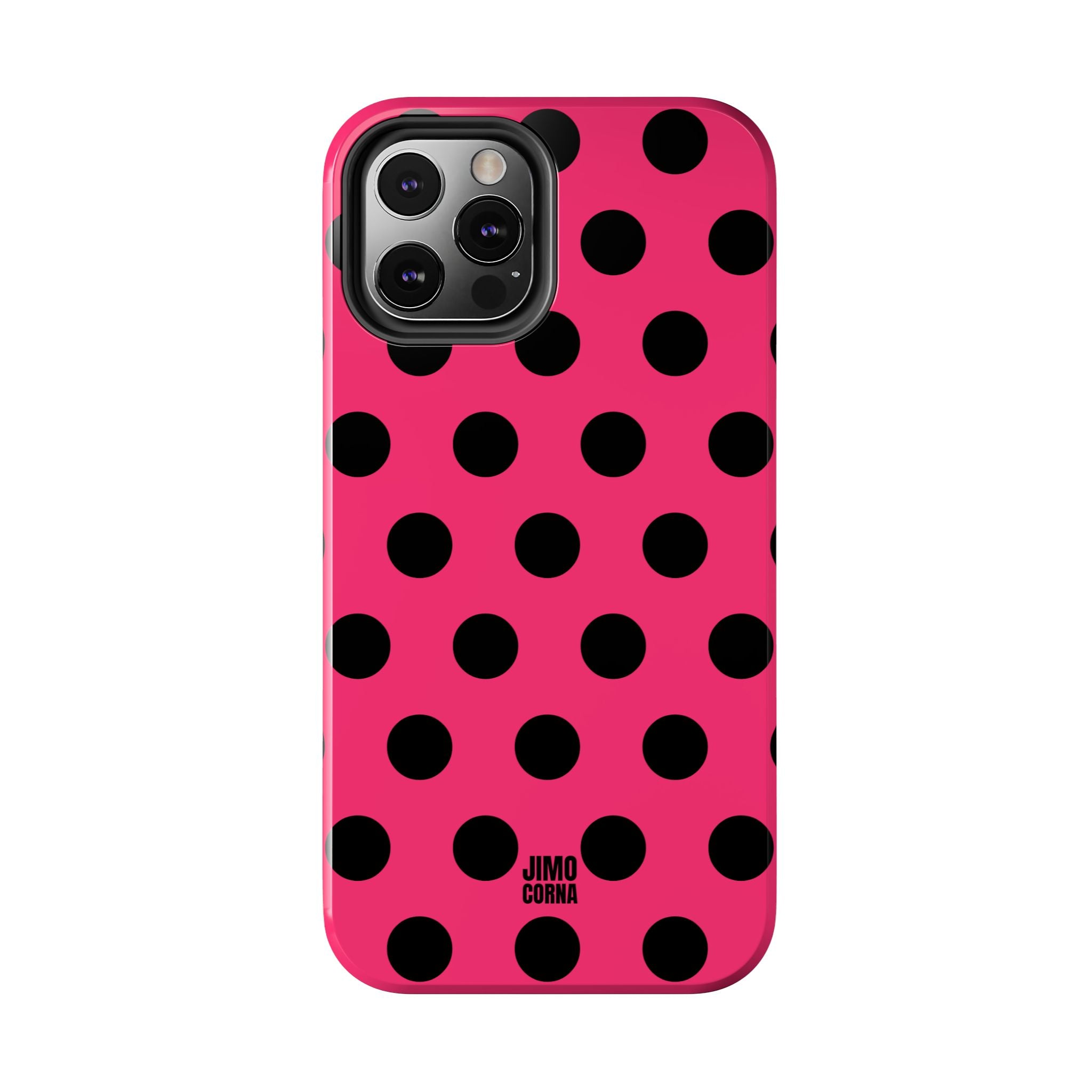 Big Polka Dot | Hot Pink and Black