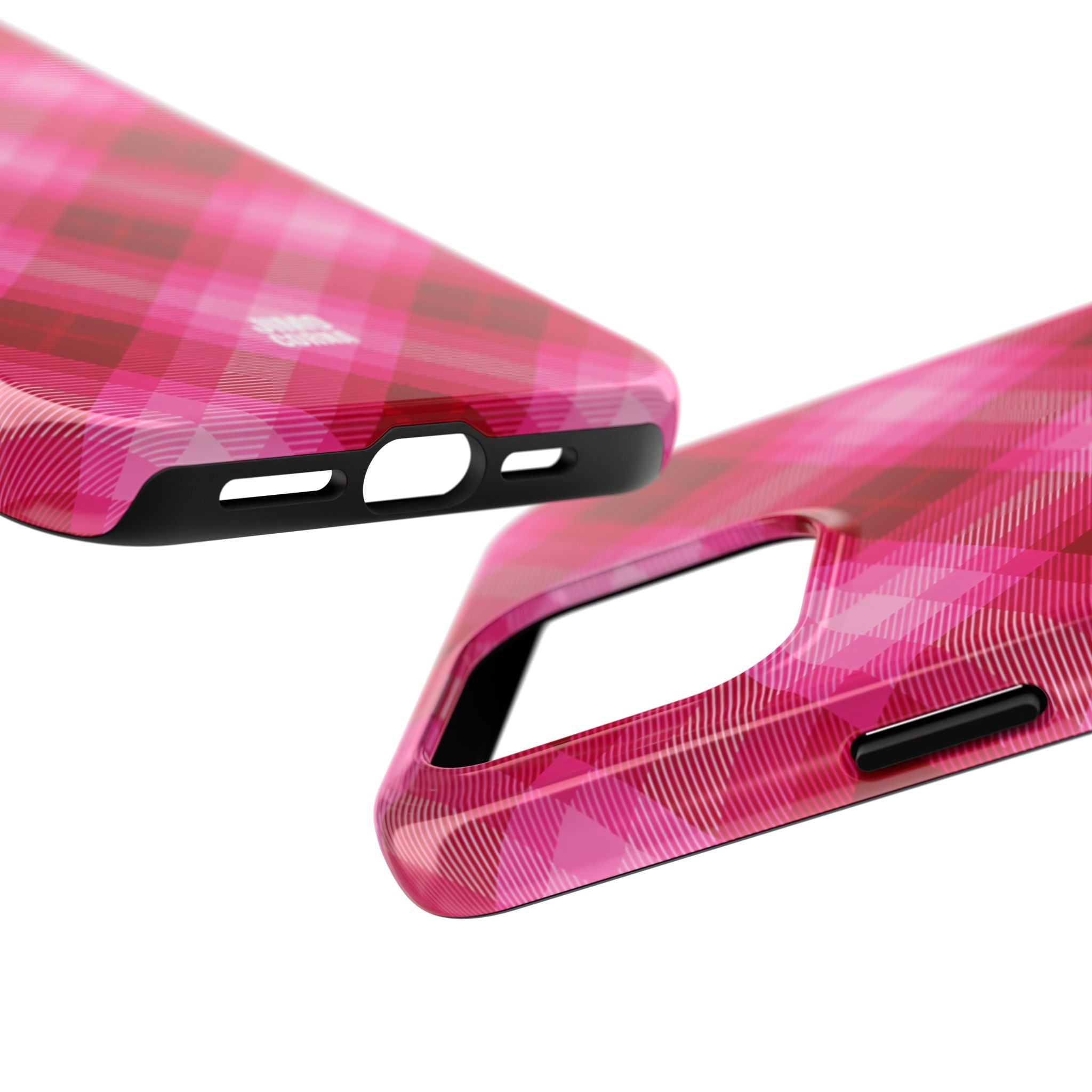 Pink Picnic Plaid iPhone Case