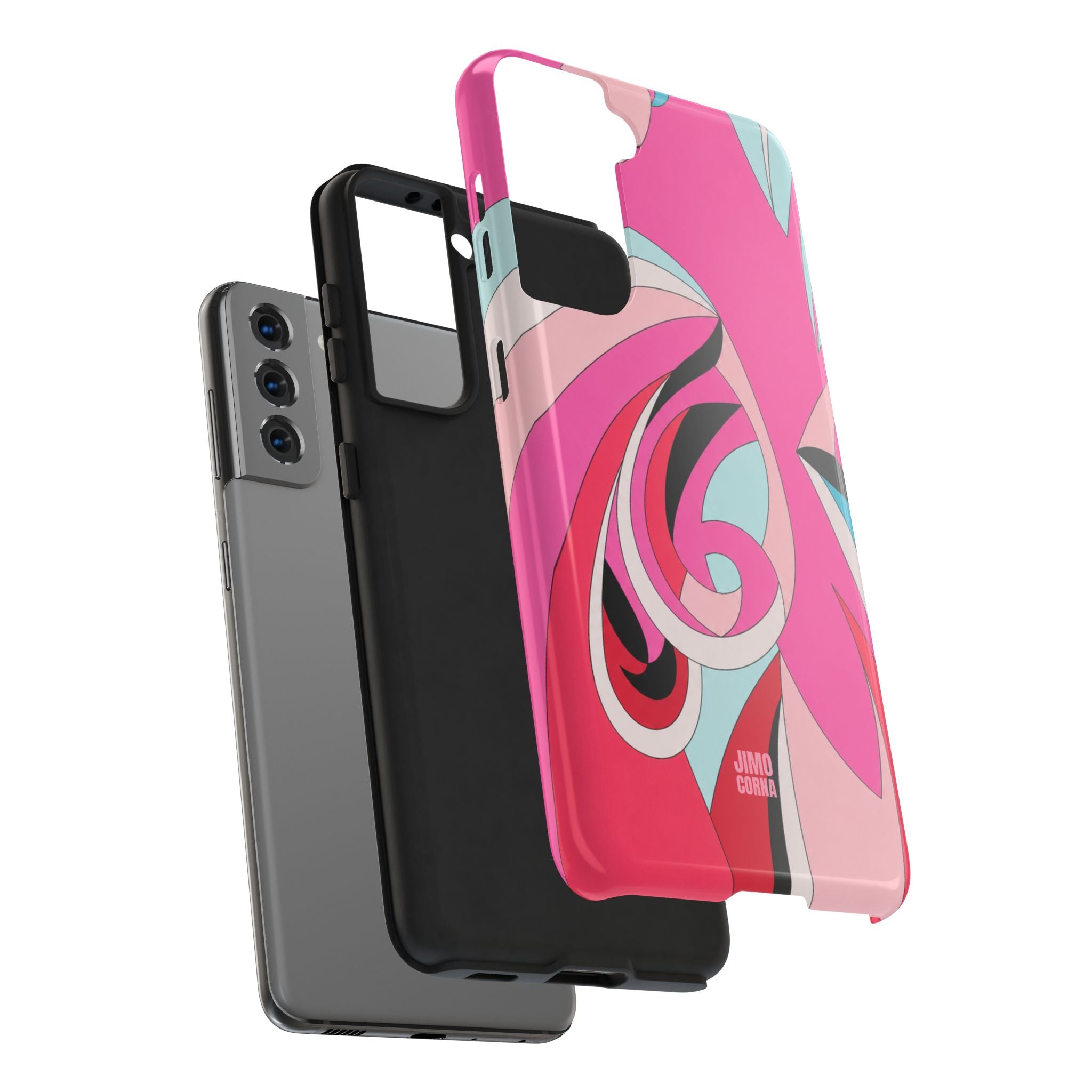 Pink Tropic Swirl Samsung Galaxy Case