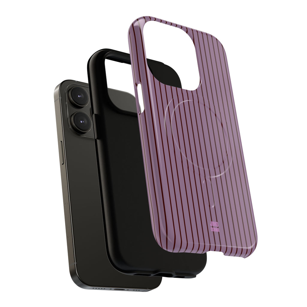 Plum Berry Soft Stripes