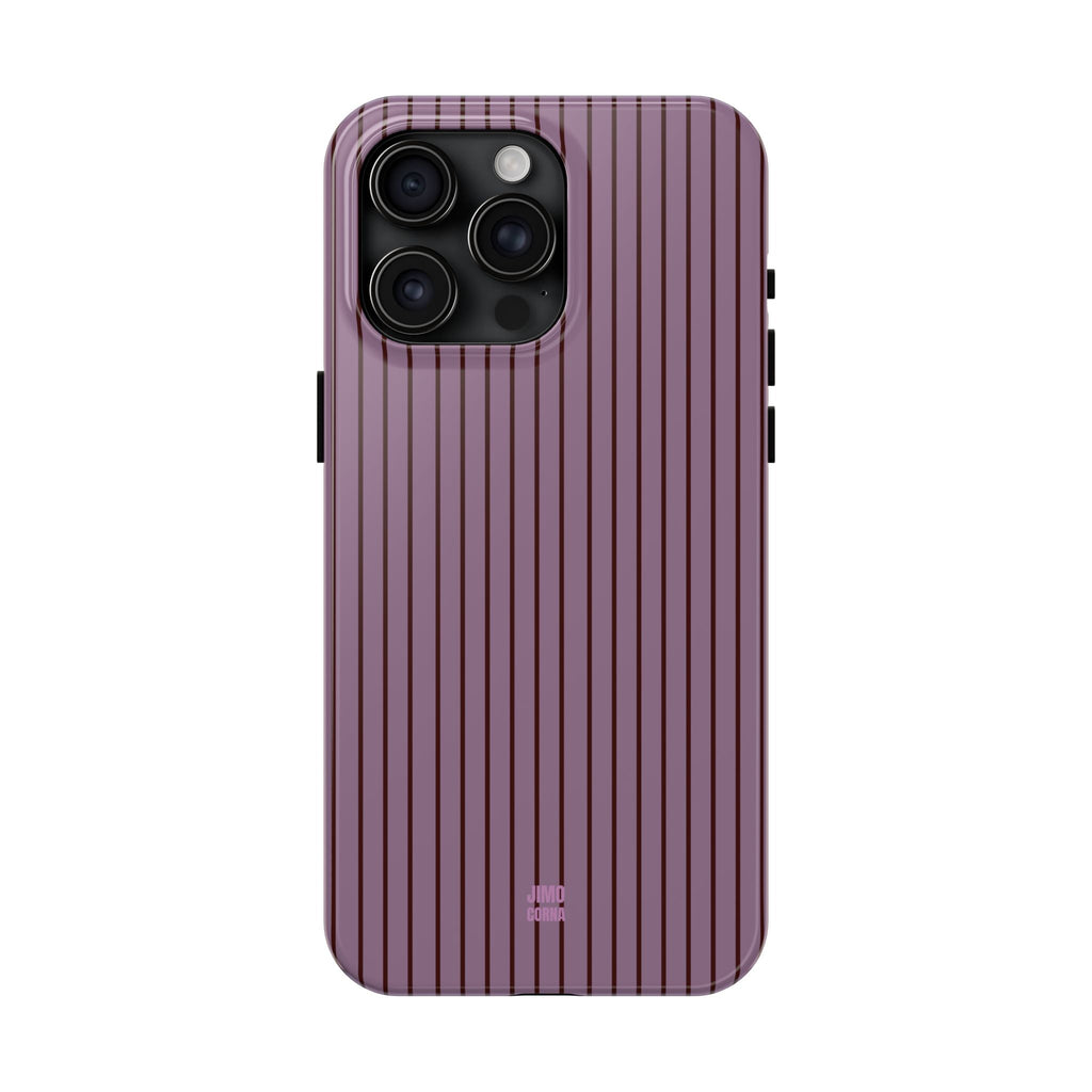 Plum Berry Soft Stripes