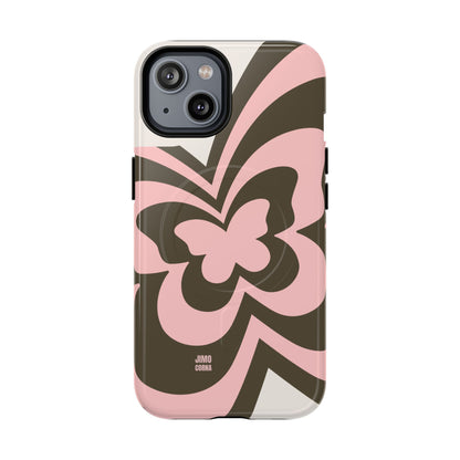 Pink Retro Butterfly